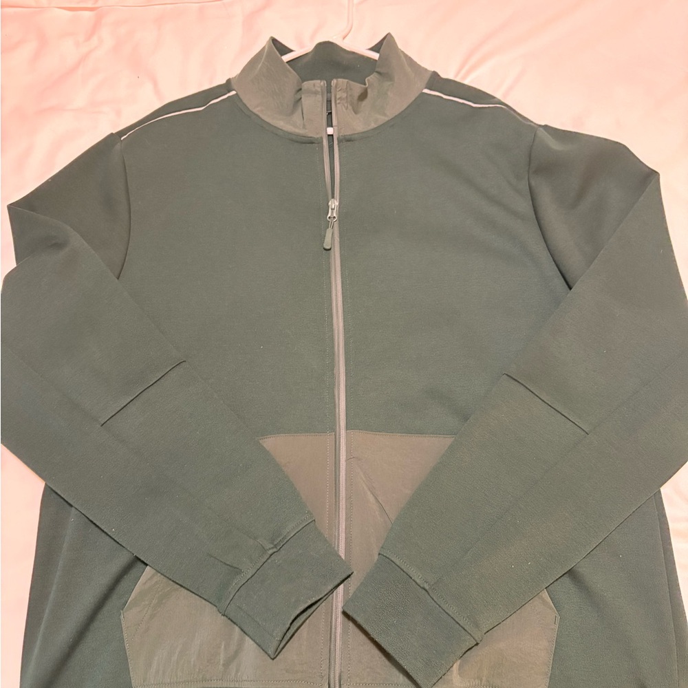 Green Full-Zip Jacket